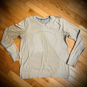 lululemon athletica Men's Blue/Grey Crewneck (works for women L too)